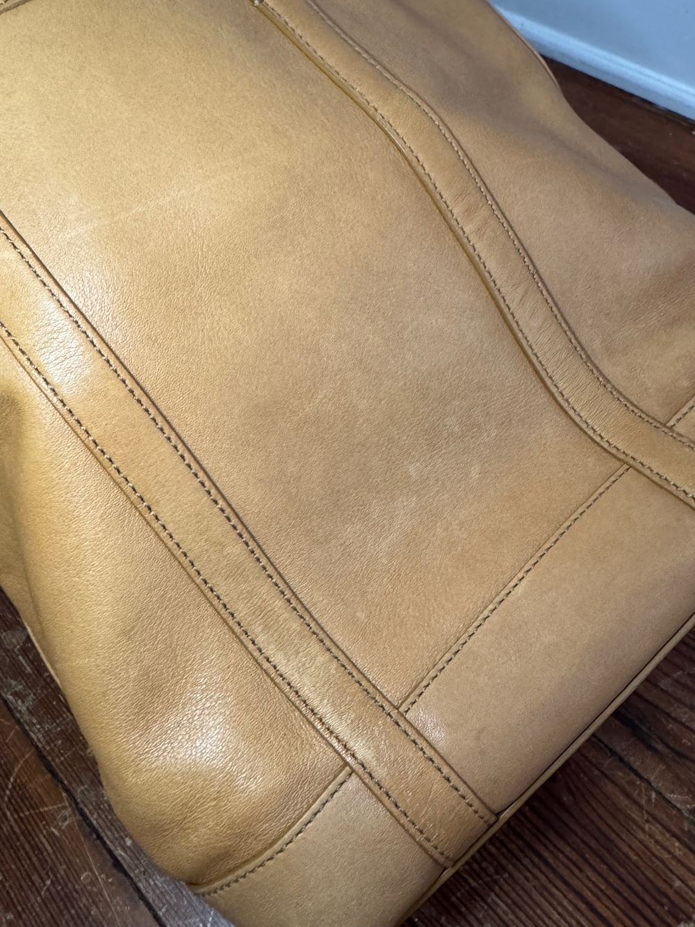Coach Tan Leather Gallery Shoulder Bag Tote Women's B3S-5187 - Picture 15 of 16
